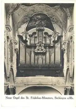 79713 Säckingen Orgel des St. Fridolins-Münsters * ca. 1960