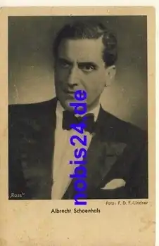 Schoenhals Albrecht Schauspieler *ca.1920