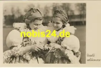 Vesele velikonoce Trachten o ca.1950