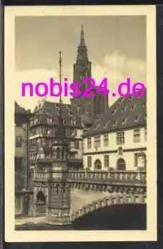 Straßburg Elsaß die Rabenbrücke o 8.1.1943