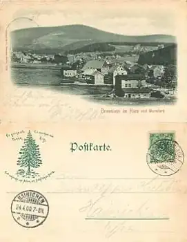 37444 Braunlage im Harz o 24.4.1900