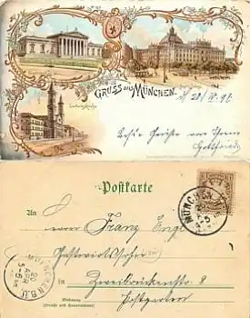 München Litho  o 20.4.1897