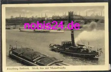Duisburg mit Dampfer  o ca.1950