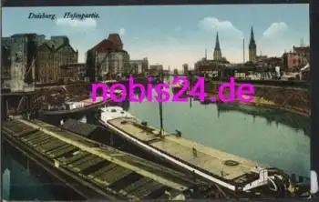 Duisburg Hafen Schiffe  *ca.1915