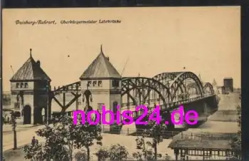 Duisburg Ruhrort Lehrbrücke *ca.1920
