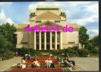 Duisburg Stadttheater Parkanlage o 13.8.1990