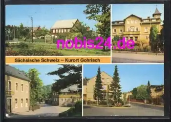 01824 Gohrisch Dorfplatz Kurheime o ca. 1975