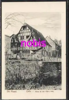 54536 Cröv Mosel Haus an der Fähre  *ca.1930