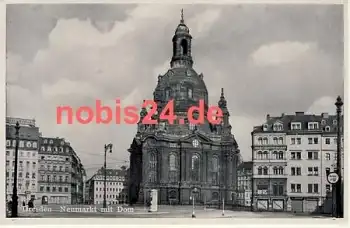 Dresden Neumarkt mit Frauenkirche *ca.1930