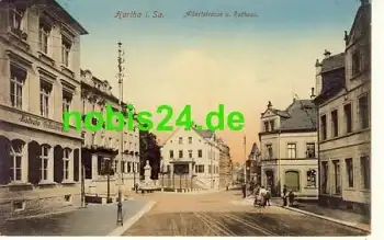 04746 Hartha Albertstrasse Rathaus o 13.10.1916