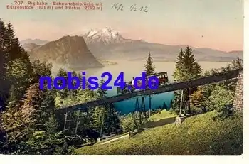 Rigibahn Schnurtobelbrücke *ca.1915