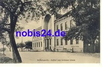 01877 Bischofswerda Gasthof Goldener Löwe o 1918