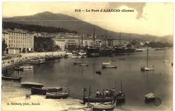 Korsika (Corse) Le Port d` Ajaccio, * ca. 1910