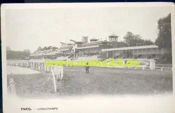 Paris Langchamps Pferderennbahn *ca. 1900