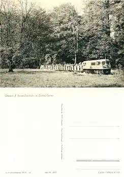 Dresden Parkeisenbahn Pioniereisenbahn Grosser Garten *1968 Hanich2029