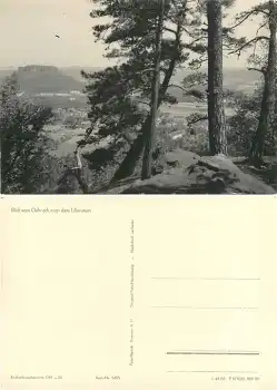 01824 Gohrisch Blick nach Lilienstein *1962 Hanich1495