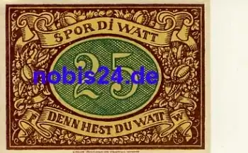29640 Schneverdingen Notgeld 25 Pfennige um 1921