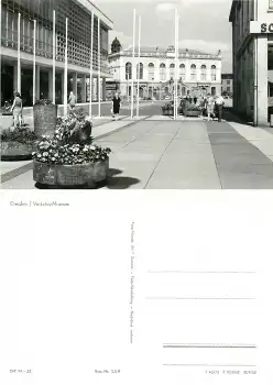 Dresden Galeriestrasse mit Verkehrs Museum *1970 Hanich2209