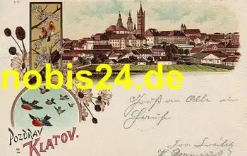 Klatov Klattau Böhmen Litho o ca.1900
