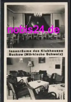 15377 Buckow Klubhaus innen o 3.10.1962