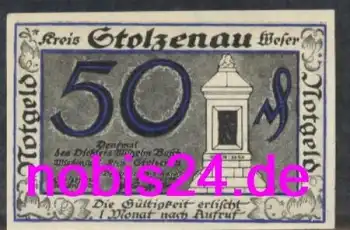 31592 Stolzenau Notgeld 50 Pfennige 1921