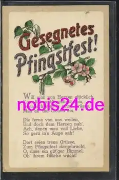 Pfingsten Vers Blumen o 7.6.1919