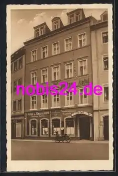 Dresden Neustadt Hotel "Goldener Apfel" Grosse Meissner Strasse *ca.1910