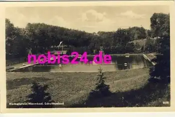 09429 Wolkenstein Warmbad Schwimmbad *ca.1955