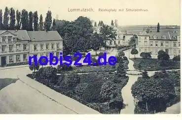 01623 Lommatzsch Reichsplatz Schützenhaus 1911