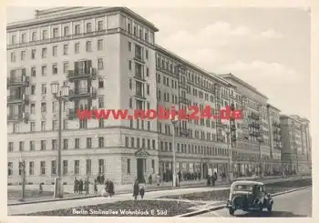 Berlin Stalinalle Wohnblock E Süd *ca. 1953
