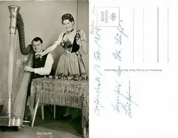 Duo Saurer mit Harfe *1959