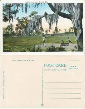Miami Florida Golf Course USA *ca. 1940