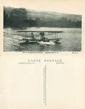 Avion Amphibie Schreck Biplace 180 c. V.   ca. 1910