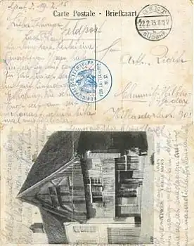 Luftschifftrupp Nr. 17 Köngl. Preussischer Feldpoststempel o 22.1.1915