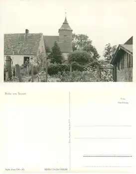 17255 Strasen Wesenberg Kirche Druckvorlage *1956 Hanich oN