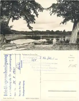17255 Ahrensberg Fischerei am Drewen See Druckvorlage *1961 Hanich0117