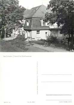 01816 Bad Gottleuba Station 9 Klinik Sanatorium *1973 Hanich2272