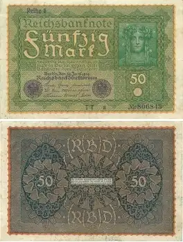 50 Mark Reichsbanknote 24. Juni 1919