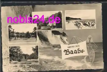 18586 Baabe Rügen Nixe Meerjungfrau o 21.7.1959