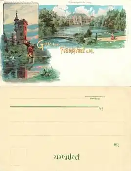 Frankfurt Main Litho Zoo *ca.1900