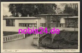 Münster Westfalen Zoologischer Garten Eingang *ca.1930