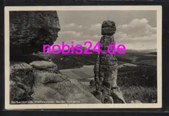 01824 Barbarine Pfaffenstein Kletterfelsen *ca. 1950