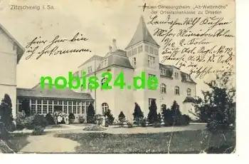 01445 Zitzschewig Radebeul Alt Wettinhöhe Genesung o ca.1915