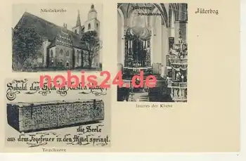 14913 Jüterbog Nikolai Kirche a.1930