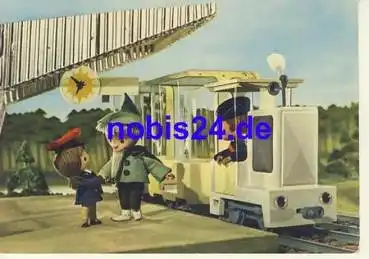 Unser Sandmännchen am Bahnhof 6244 DDR Kinderfernsehen *1970