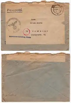 Feldpostbrief der Heeresstandortverwaltung Wetzlar o 5.10.1944