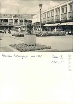 Dresden Webergasse "Am Wall"  Druckvorlage *1968 Hanich2112 Variante