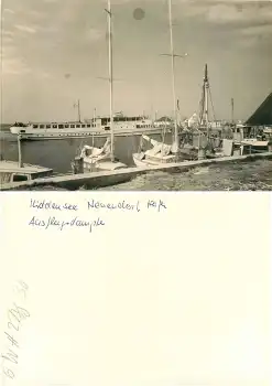 18565 Hiddensee Neuendorf Hafen Druckvorlage 1964 Hanich Foto