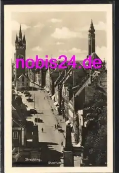 94315 Straubing  Stadtturm Strasse  *ca.1935