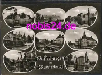 46342 Münsterland Wasserburgen *ca.1965